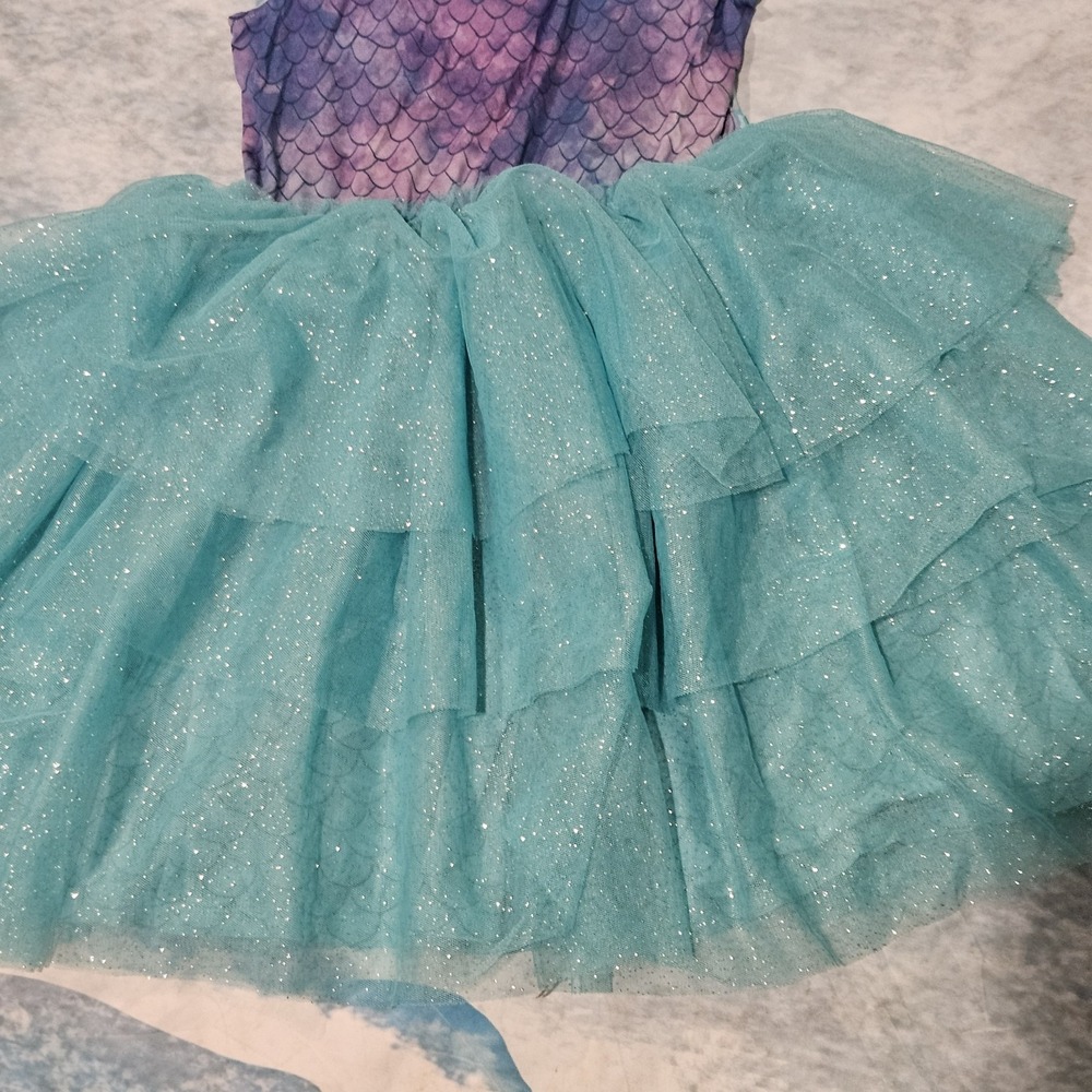 Posh Peanut Disney Little Mermaid Ariel Tulle Dress NWT Girls Size 10/12 - Picture 3 of 5